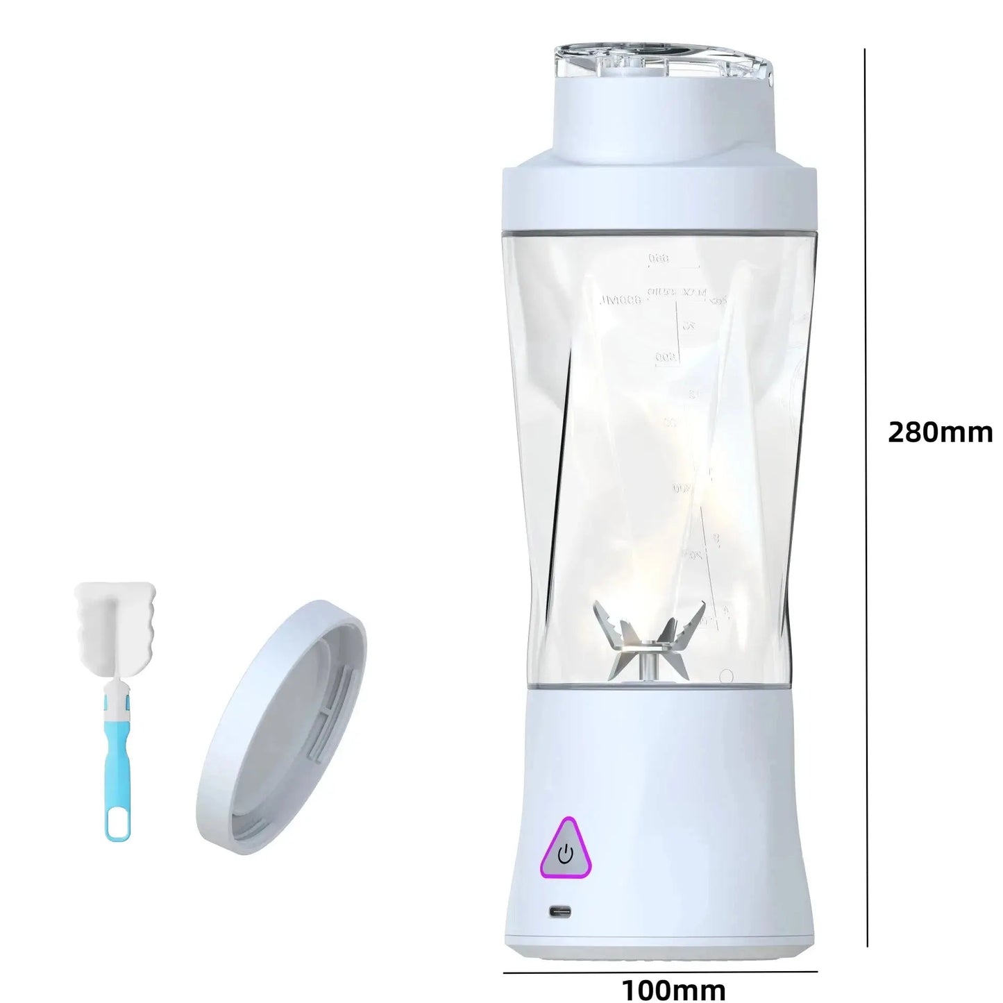700ml Portable USB Rechargeable Juicer Blender HypeNvibes