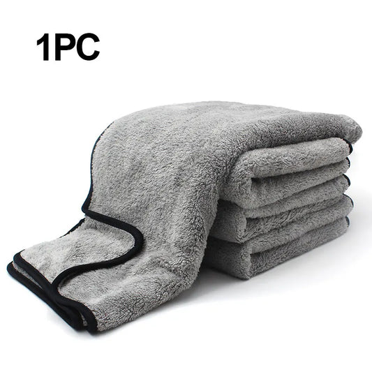 Microfiber Car Wash Towel – 100x40cm Super Absorbent Auto Drying Cloth