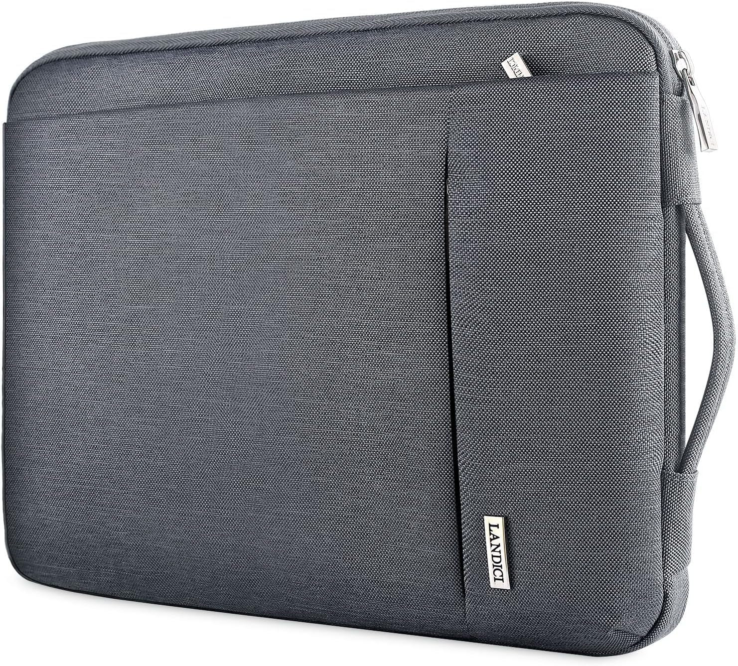 11.6" Protective Laptop Sleeve – Slim Waterproof Case for 11–12" Chromebook, Surface, MacBook (Grey)