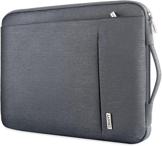 11.6" Protective Laptop Sleeve – Slim Waterproof Case for 11–12" Chromebook, Surface, MacBook (Grey)