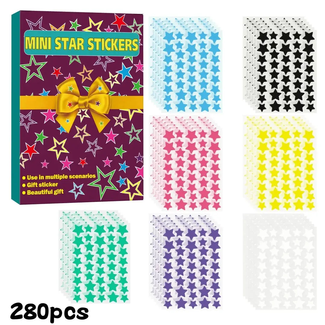 40pcs Multi-Color Star Acne Patches – Invisible Hydrocolloid Spot Treatment HypeNvibes