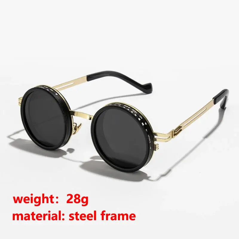 Polarized Round Sunglasses – ND9 Dimming UV400 Shades for Men & Women HypeNvibes