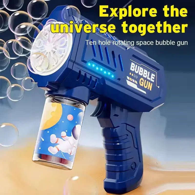 Automatic Bubble Gun Rocket – Kids Bubble Machine Toy for Outdoor Fun HypeNvibes