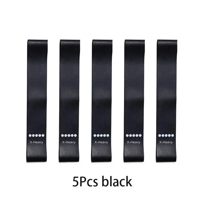 5-Piece Resistance Bands Set – Yoga, Pilates & Strength Training Workout Bands HypeNvibes