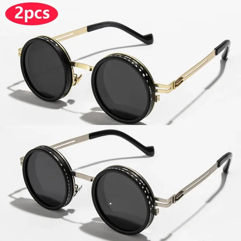 Polarized Round Sunglasses – ND9 Dimming UV400 Shades for Men & Women HypeNvibes