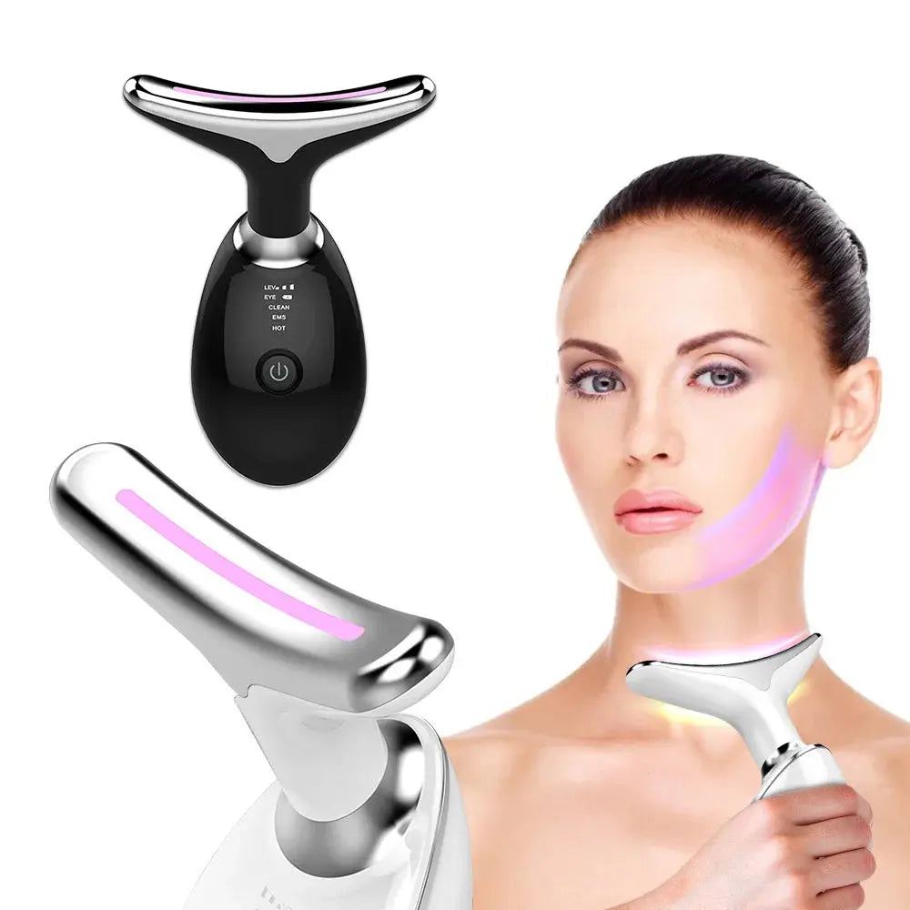7-in-1 EMS Facial Massager with LED Light Therapy HypeNvibes
