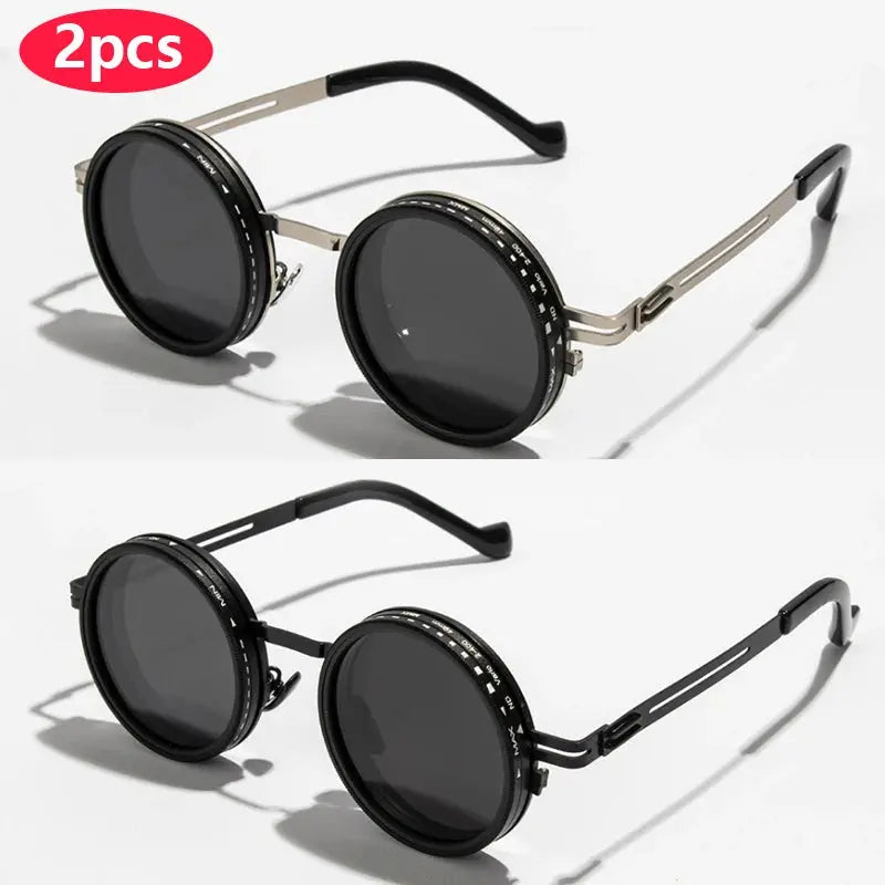 Polarized Round Sunglasses – ND9 Dimming UV400 Shades for Men & Women HypeNvibes