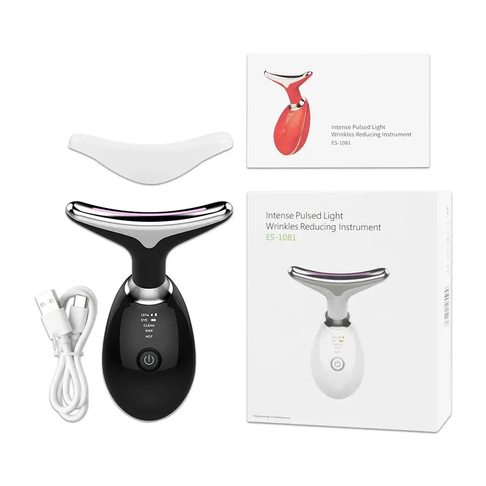 7-in-1 EMS Facial Massager with LED Light Therapy HypeNvibes