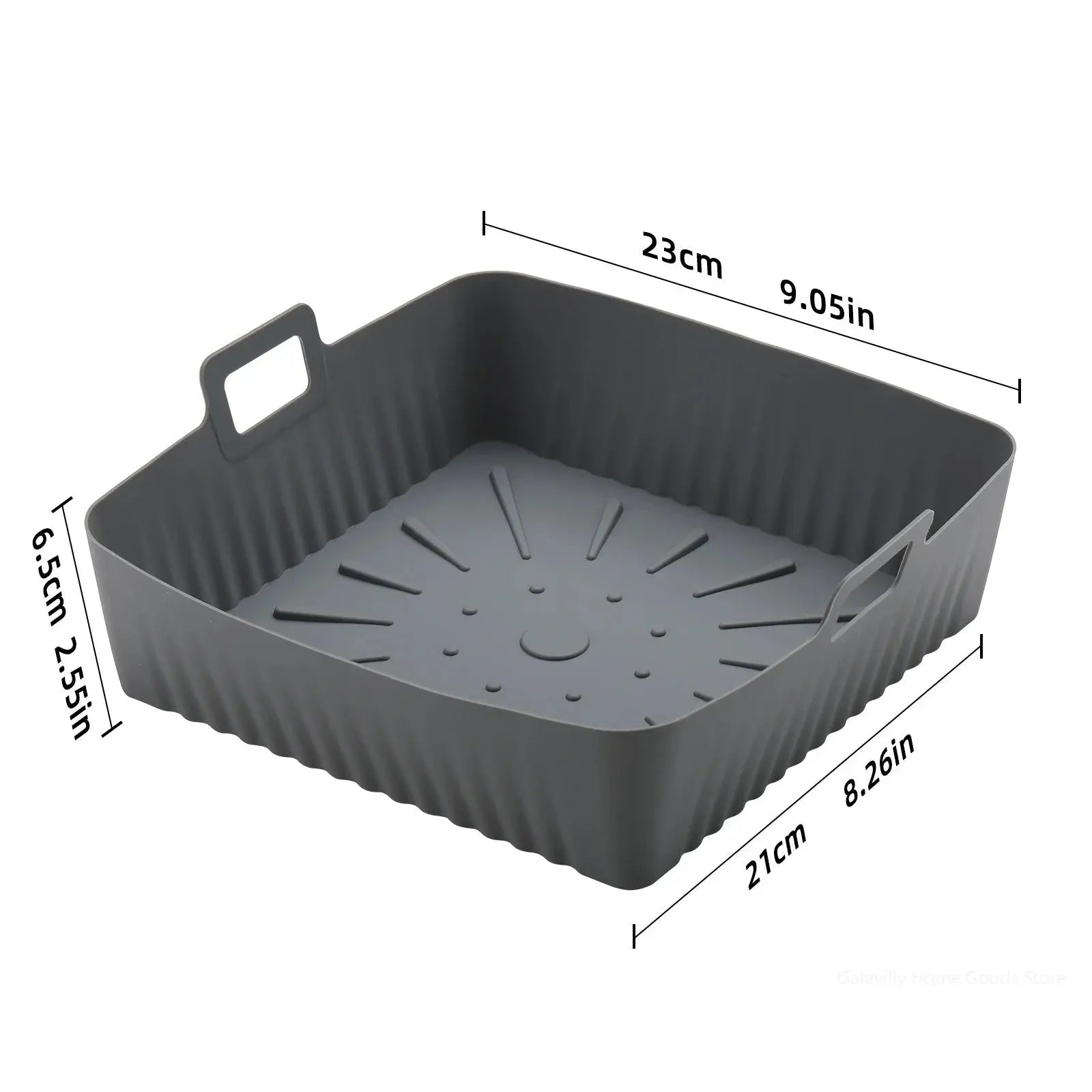 9” Silicone Air Fryer Liners – Reusable Non-Stick (6–8QT) HypeNvibes