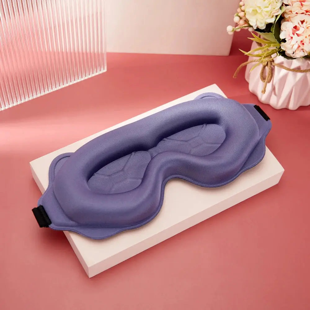 3D Memory Foam Sleep Mask – Light Blocking Eye Mask for Deep Sleep & Travel HypeNvibes