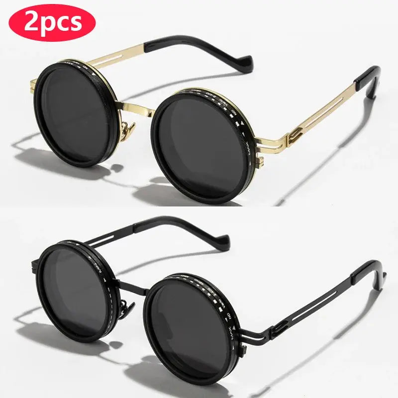 Polarized Round Sunglasses – ND9 Dimming UV400 Shades for Men & Women HypeNvibes