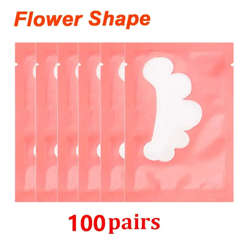 0/100 Pairs Lint-Free Eyelash Extension Eye Pads HypeNvibes