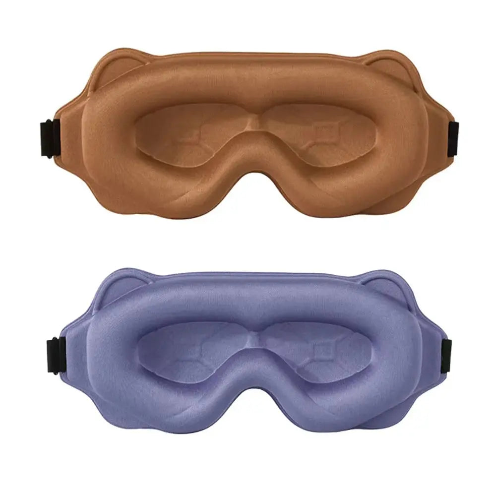 3D Memory Foam Sleep Mask – Light Blocking Eye Mask for Deep Sleep & Travel HypeNvibes