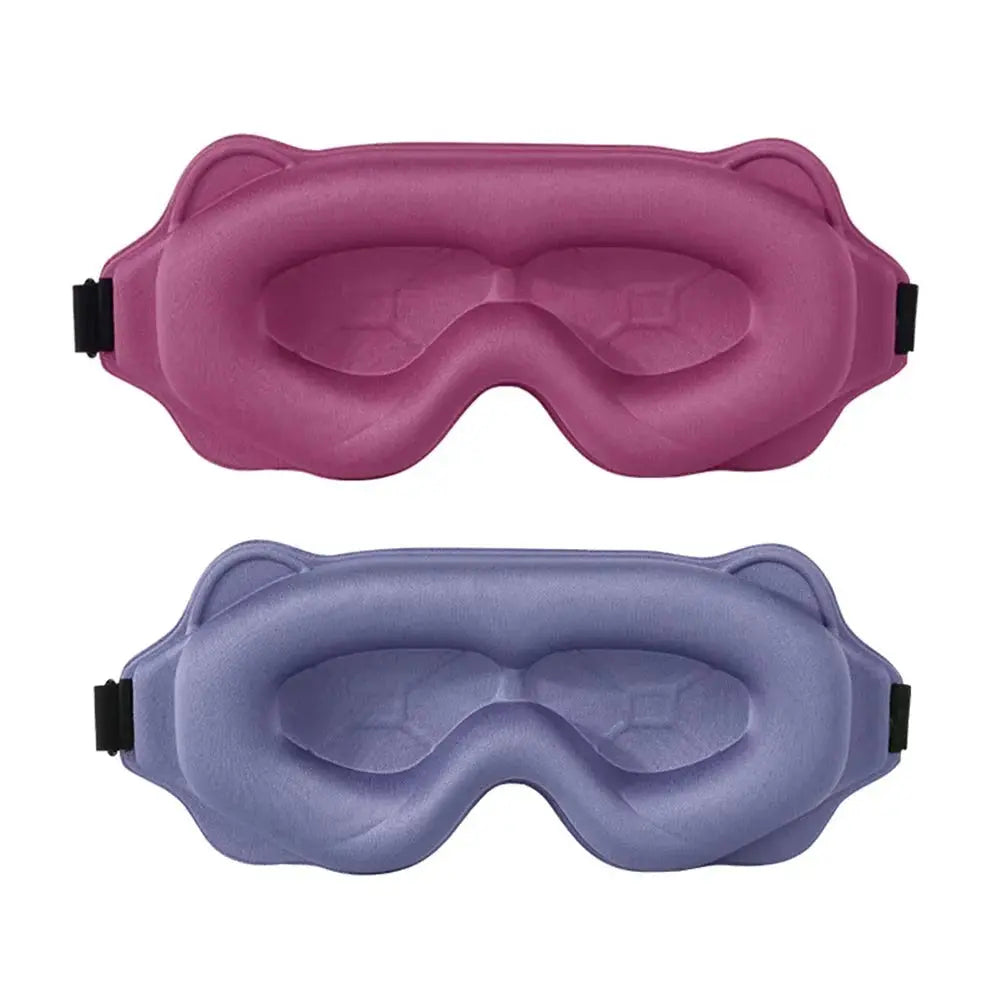 3D Memory Foam Sleep Mask – Light Blocking Eye Mask for Deep Sleep & Travel HypeNvibes