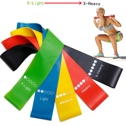 5-Piece Resistance Bands Set – Yoga, Pilates & Strength Training Workout Bands HypeNvibes