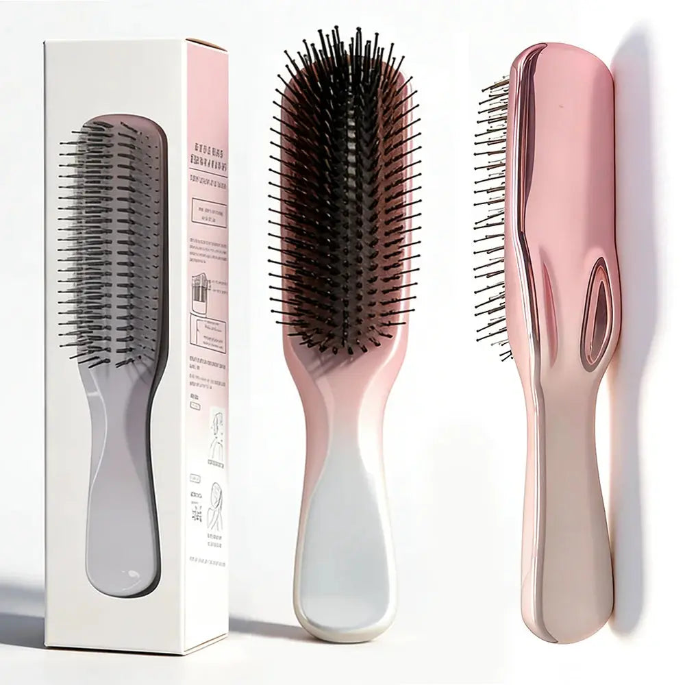 Premium Scalp Massage Hair Brush – Detangling Wet & Dry Comb HypeNvibes