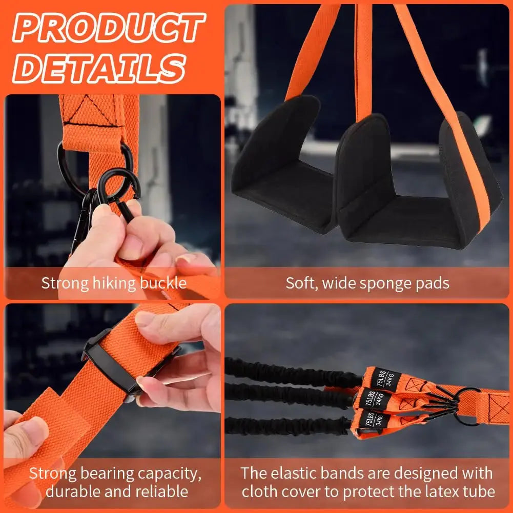 Pull-Up Assistance Bands Set – Resistance Straps for Chin-Ups & Body Training HypeNvibes