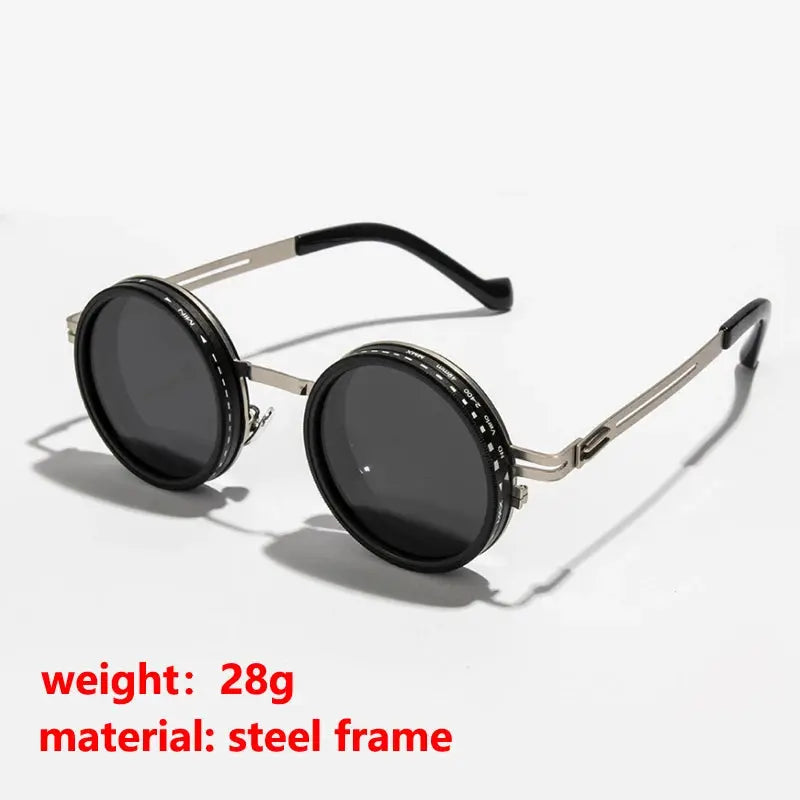 Polarized Round Sunglasses – ND9 Dimming UV400 Shades for Men & Women HypeNvibes