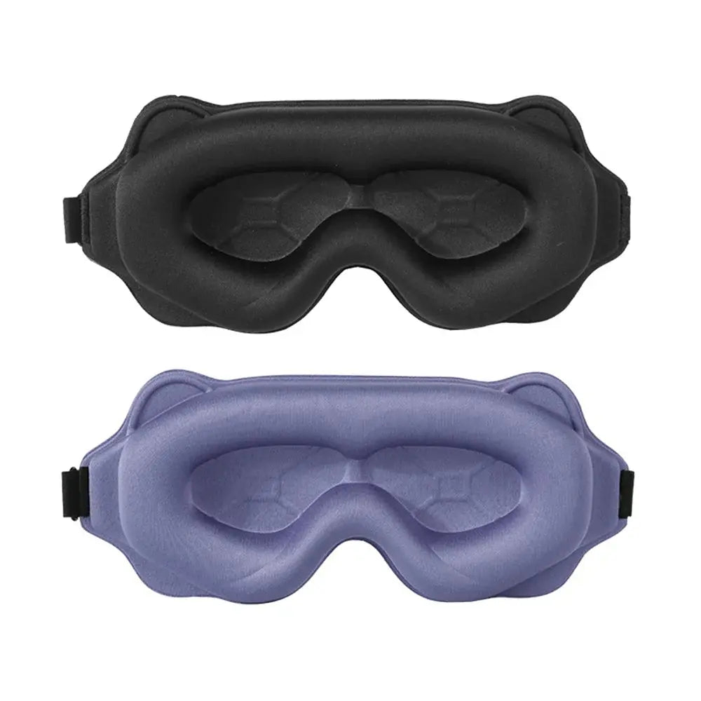 3D Memory Foam Sleep Mask – Light Blocking Eye Mask for Deep Sleep & Travel HypeNvibes