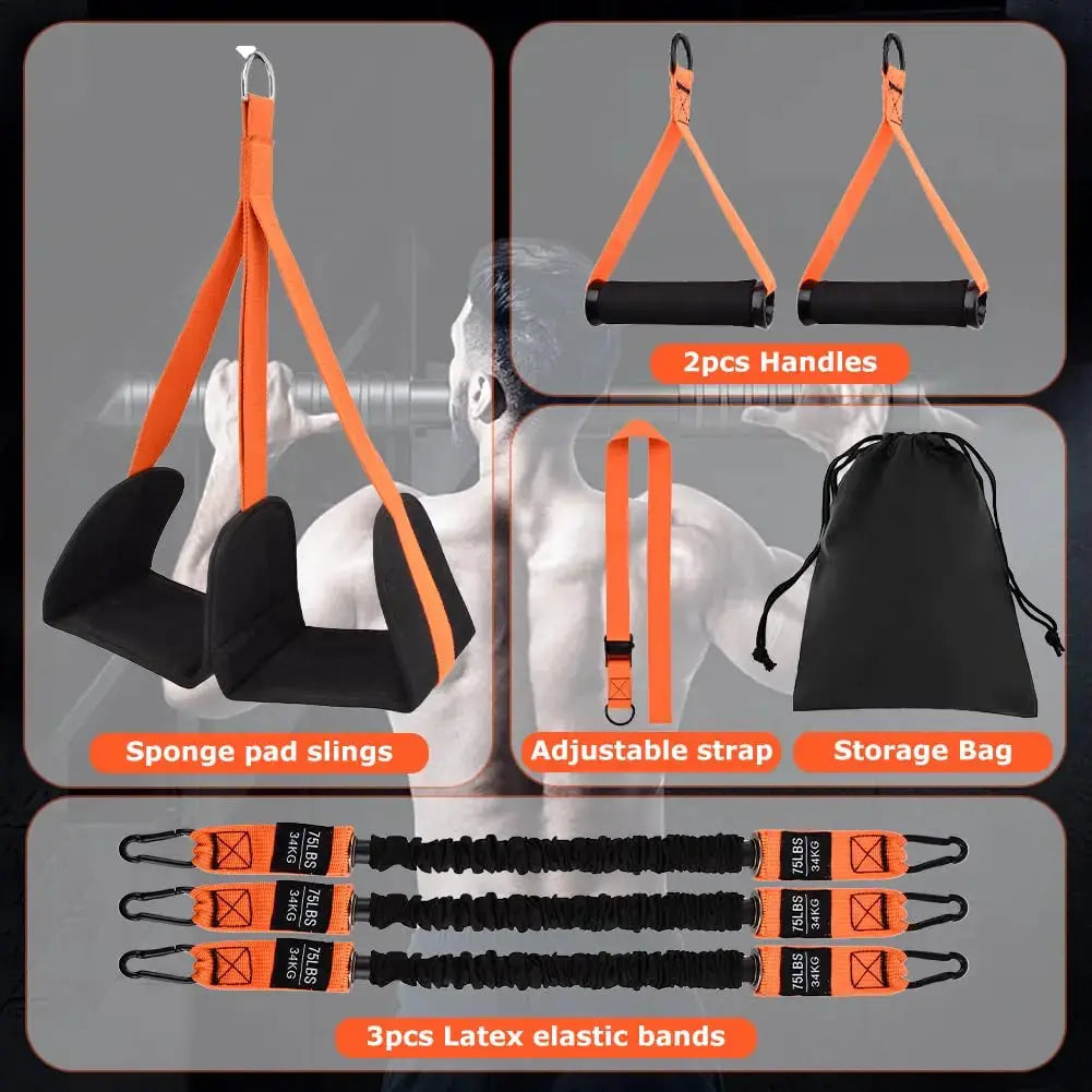 Pull-Up Assistance Bands Set – Resistance Straps for Chin-Ups & Body Training HypeNvibes