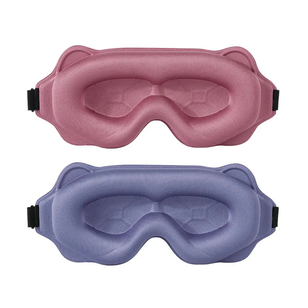 3D Memory Foam Sleep Mask – Light Blocking Eye Mask for Deep Sleep & Travel HypeNvibes