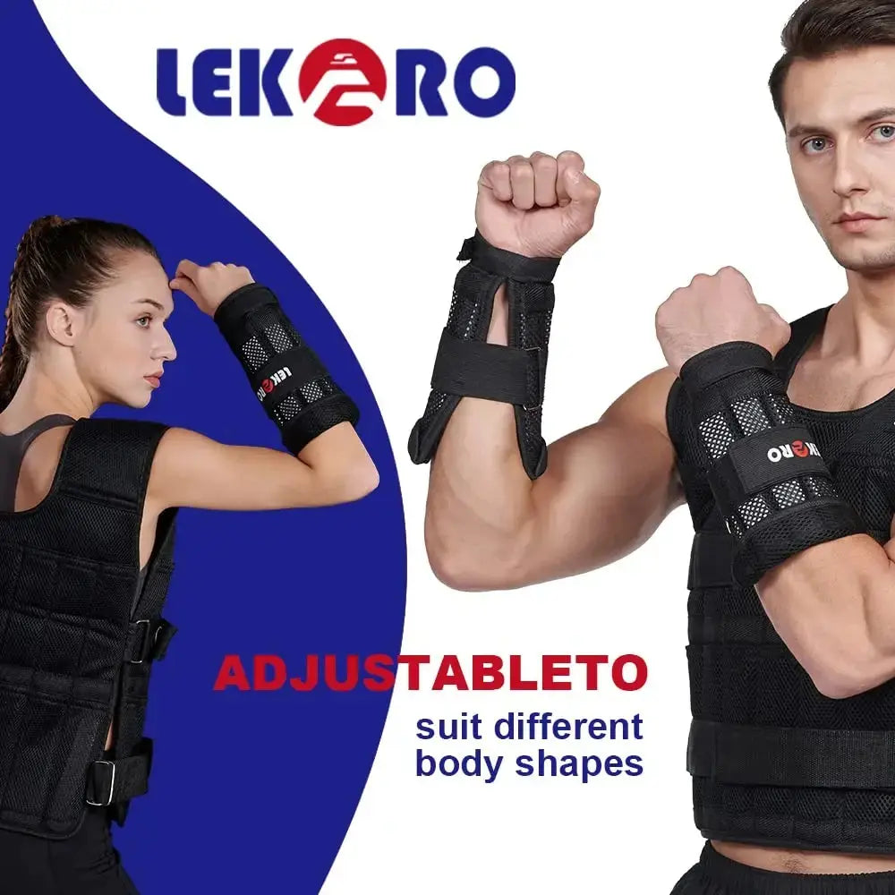 Adjustable Weighted Training Vest Set (20kg, Empty Bags) HypeNvibes