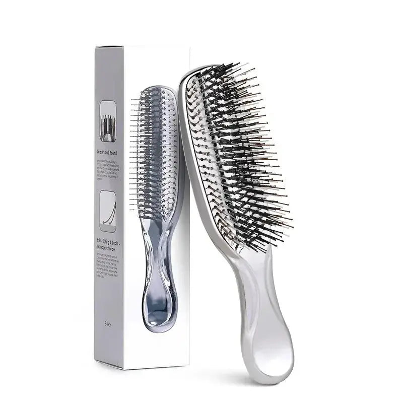 Premium Scalp Massage Hair Brush – Detangling Wet & Dry Comb HypeNvibes