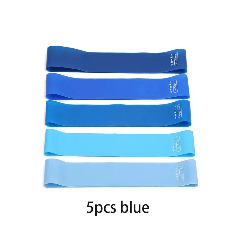 5-Piece Resistance Bands Set – Yoga, Pilates & Strength Training Workout Bands HypeNvibes