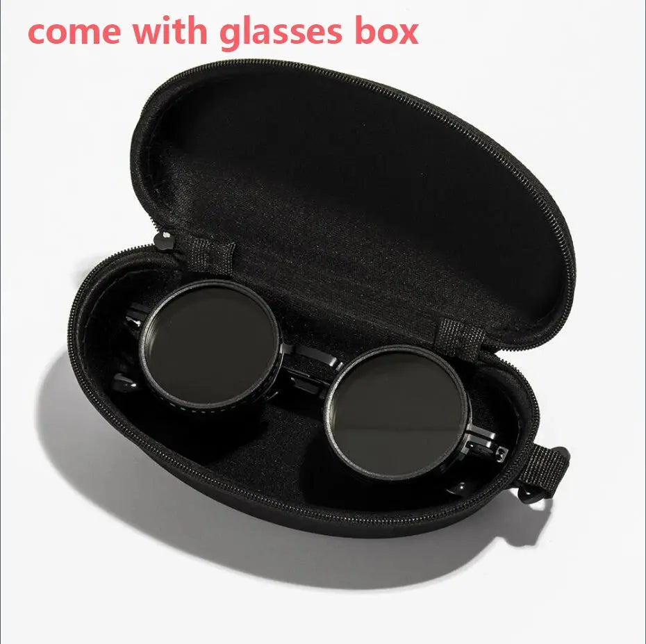 Polarized Round Sunglasses – ND9 Dimming UV400 Shades for Men & Women HypeNvibes