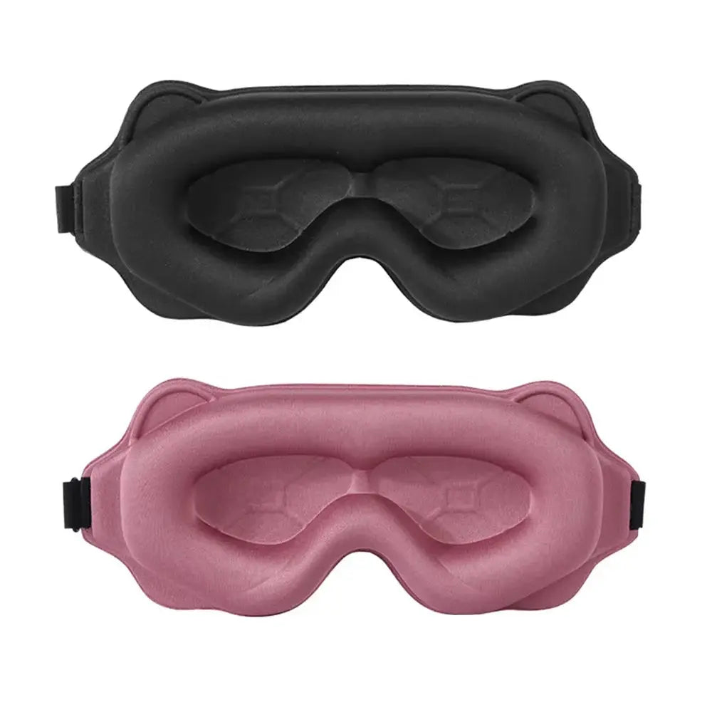 3D Memory Foam Sleep Mask – Light Blocking Eye Mask for Deep Sleep & Travel HypeNvibes