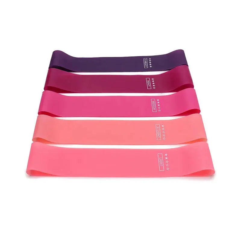 5-Piece Resistance Bands Set – Yoga, Pilates & Strength Training Workout Bands HypeNvibes