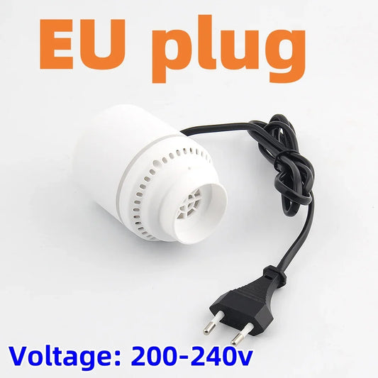 Electric Air Pump for Vacuum Storage Bags – Multi-Plug Compression Tool for Clothes (EU/US/UK/JP)